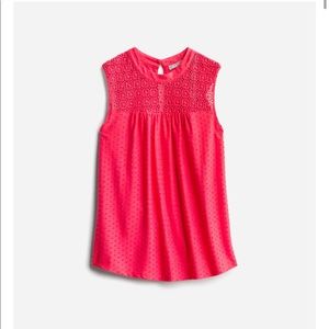 Daniel rainn Fiona lace detail knot top